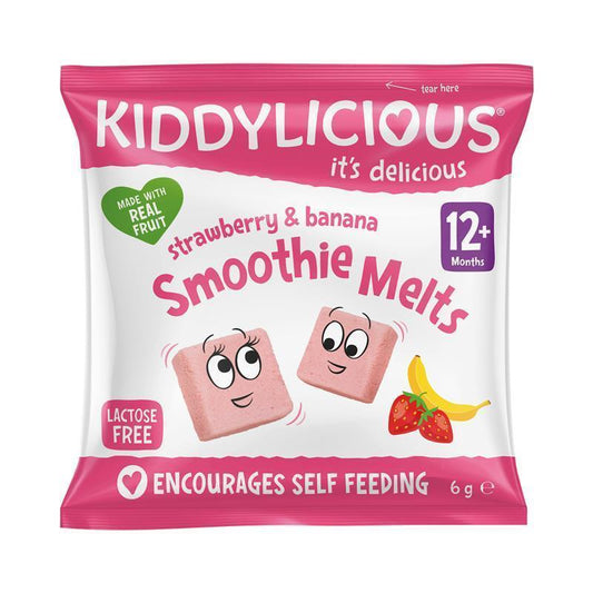 Kiddylicious Melts Strawberry and Banana 6g