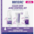 Benzac Acne Control 3 Step Starter Kit (50g + 130mL + 118mL)