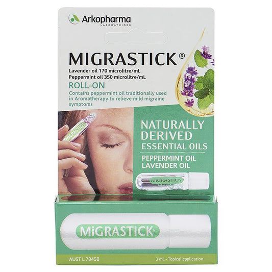 Migrastick Roll On 3mL - Natural Relief for Headaches-Auzzi Store