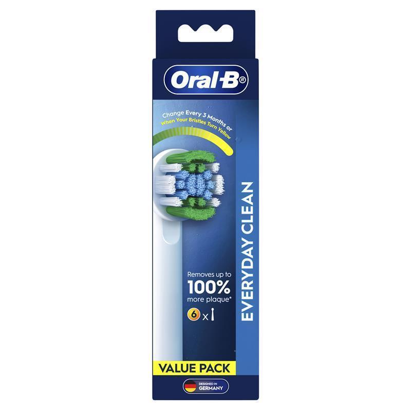 Oral-B Power Toothbrush Everyday Clean Refills - 6 Pack – Auzzi Store