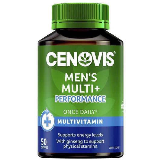 Cenovis Men's Multivitamin + Performance Support - 50 Capsules