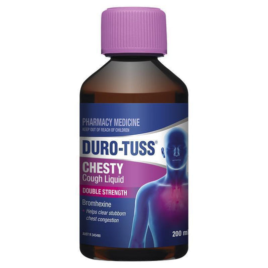 DURO-TUSS Double Strength Chesty Cough Liquid - 200ml-Auzzi Store