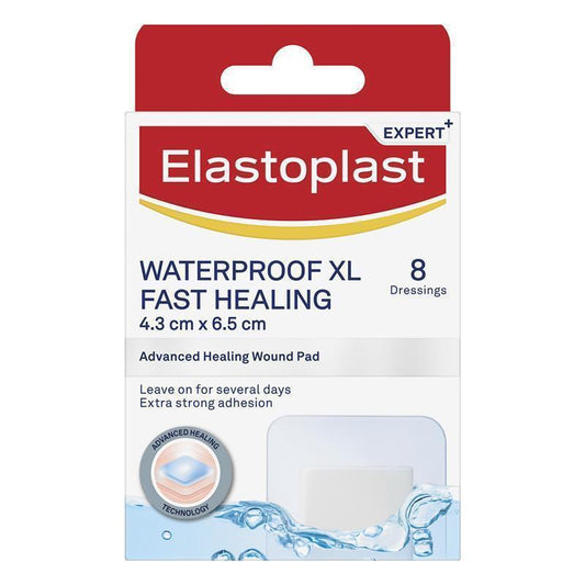 Elastoplast Waterproof Fast Healing Dressings - 8 Pack