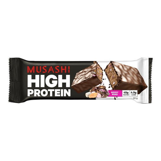 Musashi High Protein Bar Rocky Road - 90g - Auzzi Store