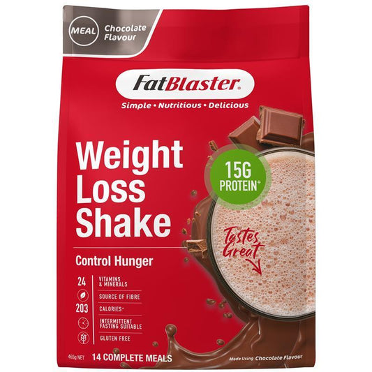 Naturopathica Fatblaster Weight Loss Shake - Chocolate (465g) - Auzzistore