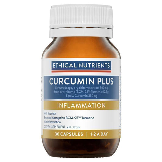 Ethical Nutrients Curcumin Plus 30 Capsules - High-Strength Turmeric for Inflammation Relief-Auzzi Store