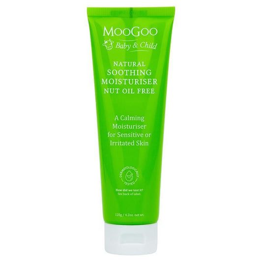MooGoo Baby & Child Soothing Moisturiser Nut Oil Free 120g - Lightweight Hydration