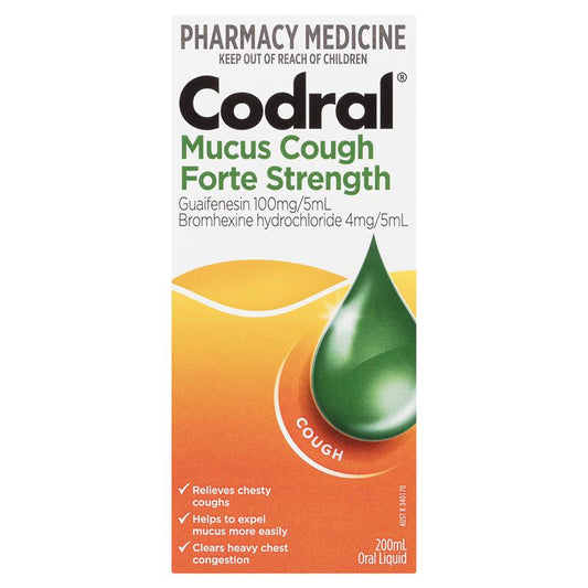 Codral Mucus Cough Forte - 200ml - Berry Flavor