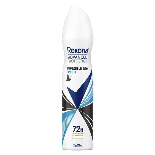 Rexona for Women Antiperspirant Advanced Invisible Fresh 220ml - All-Day Freshness - Auzzi Store
