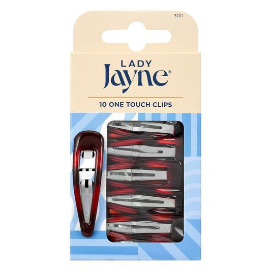 Lady Jayne One Touch Clips - Shell (Pack of 10)-Auzzi Store