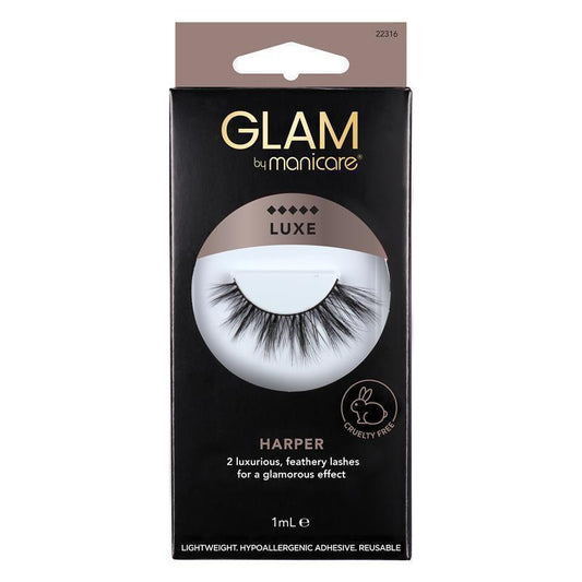 Glam By Manicare Harper Luxe Lashes - 2 Pack - Auzzi Store