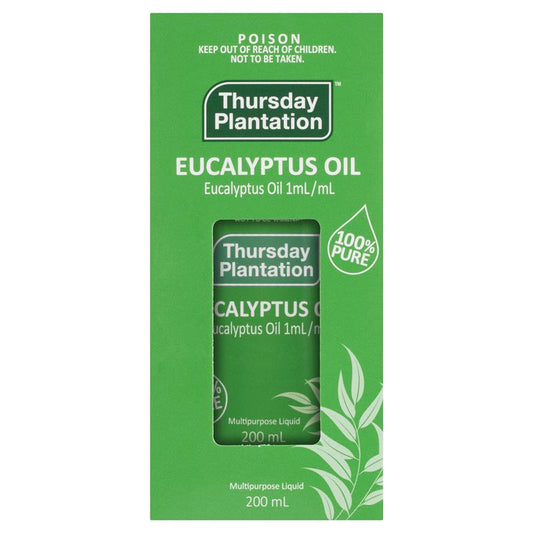 Thursday Plantation 100% Pure Eucalyptus Oil 200ml - Natural Relief for Coughs, Colds & Flu – view 2