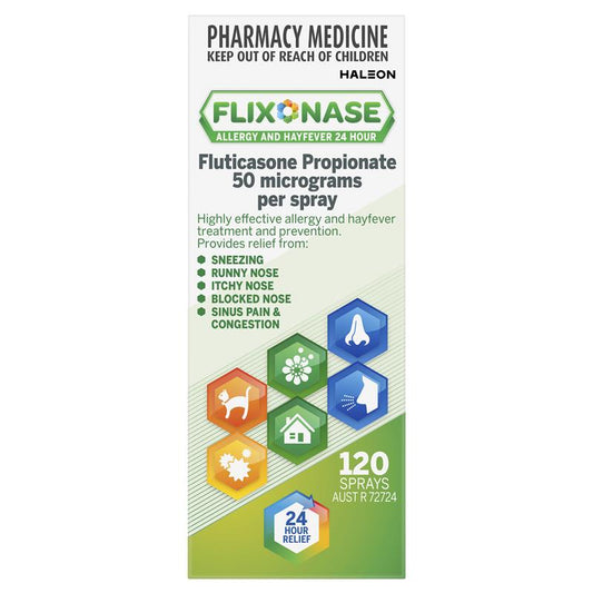 Flixonase Allergy and Hayfever 24 Hour Nasal Spray - 120 Doses-Auzzi Store