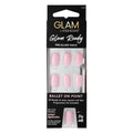 Glam By Manicare Glam Ready Pre-Glued Nails - Ballet On Point - 30 Pieces
