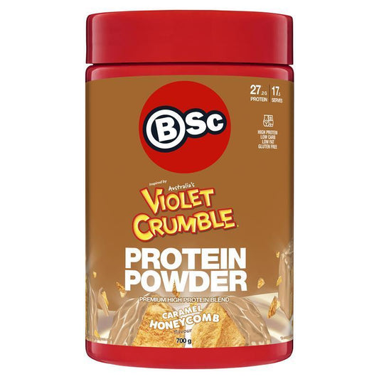 BSc x Violet Crumble Protein Powder - Caramel Honeycomb - 700g
