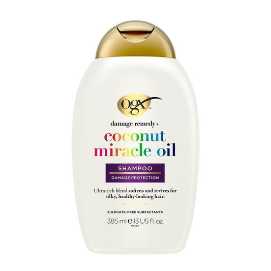 OGX Extra Strength Coconut Miracle Oil Shampoo - 385mL for Damaged & Dry Hair-Auzzi Store