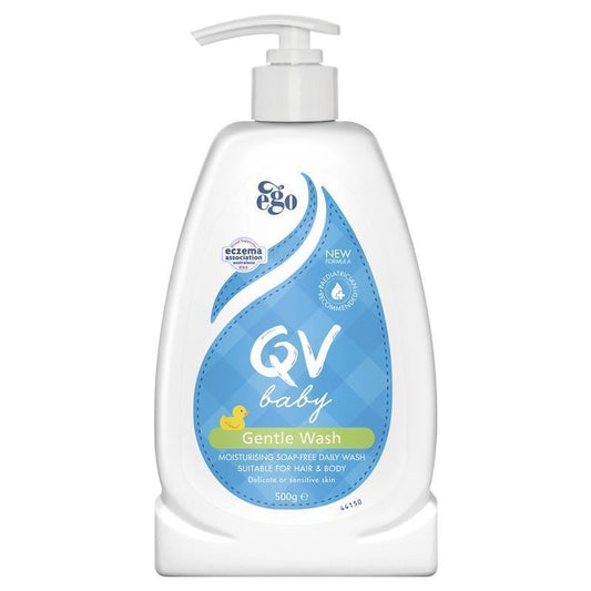QV Baby Gentle Wash 500G - Soap-Free Daily Cleanser for Sensitive Skin - Auzzi Store