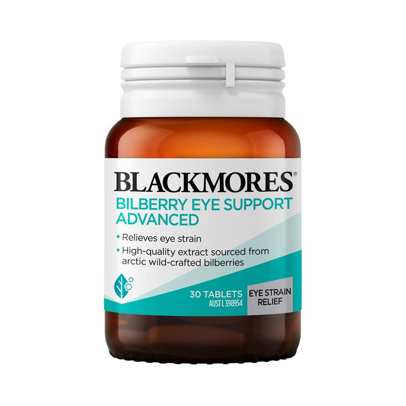 Blackmores Bilberry Eye Support Advanced - 30 Tablets - Auzzi Store