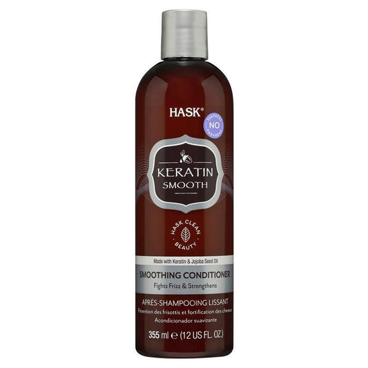 Hask Keratin Protein Smoothing Conditioner 355ml - Softens and Renews Unruly Hair-Auzzi Store