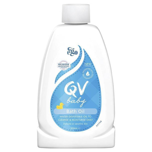 QV Baby Bath Oil - 250mL for Gentle Cleansing and Moisturizing-Auzzi Store