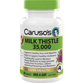 Carusos Milk Thistle & Globe Artichoke Supplement 60 Tablets
