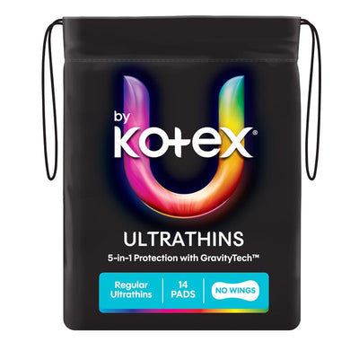 U By Kotex Ultrathin Regular Pads 14 Pack