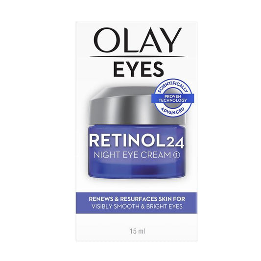 Olay Eyes Retinol 24 Night Eye Cream 15ml - Anti-Aging Formula - Auzzi Store