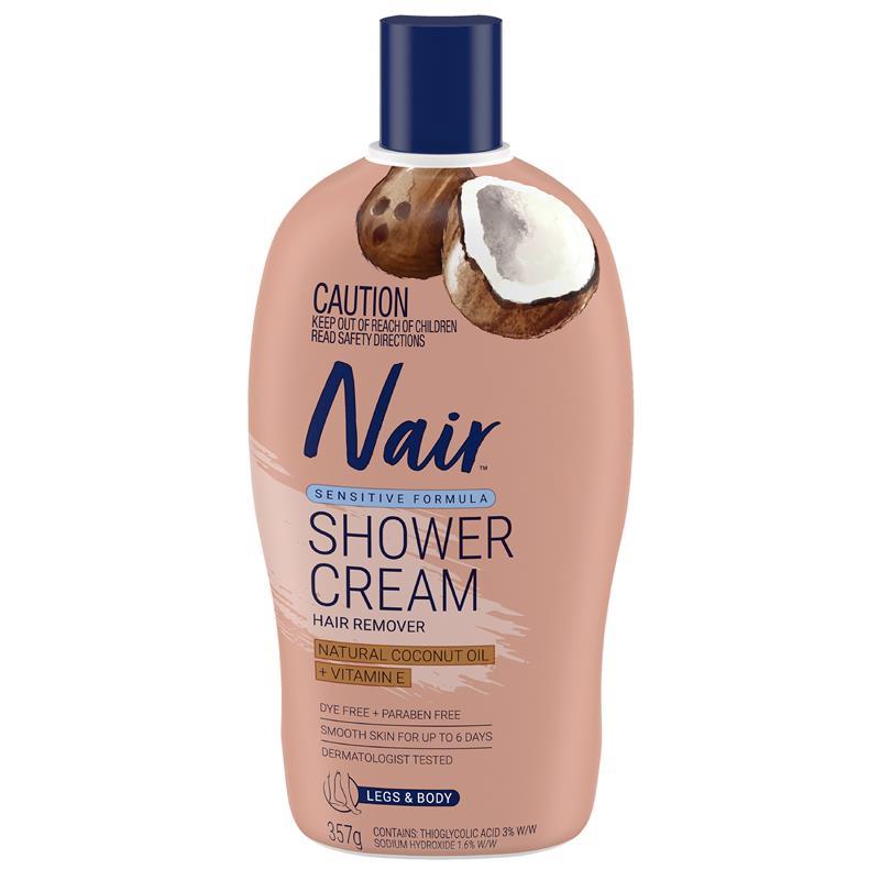 Nair Sensitive Shower Hair Removal Cream 357g - Effortless Hair Removal - Auzzi Store