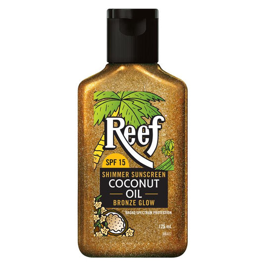 Reef Coconut Shimmer Oil Bronze Glow SPF15 - 125ml - Auzzi Store
