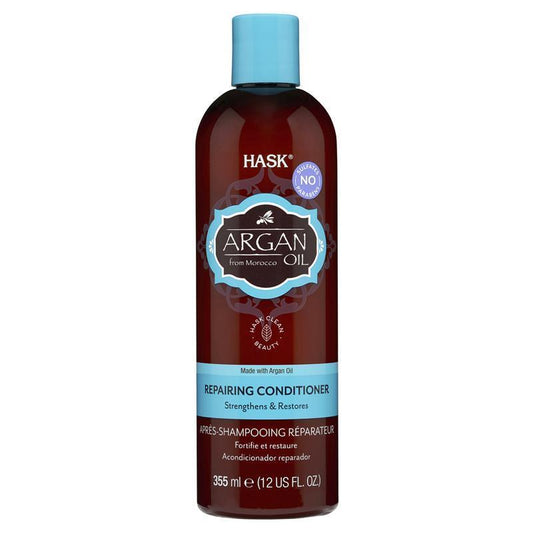 Hask Argan Oil Repairing Conditioner 355ml - Strengthen and Restore Damaged Hair-Auzzi Store