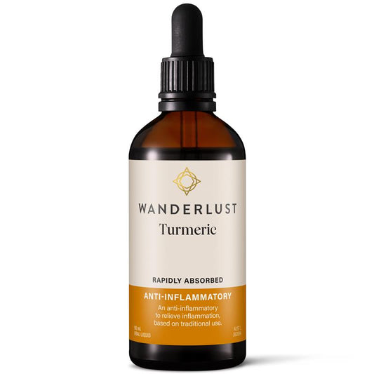Wanderlust Turmeric & Black Pepper Extract 90ml - Vegan Anti-Inflammatory