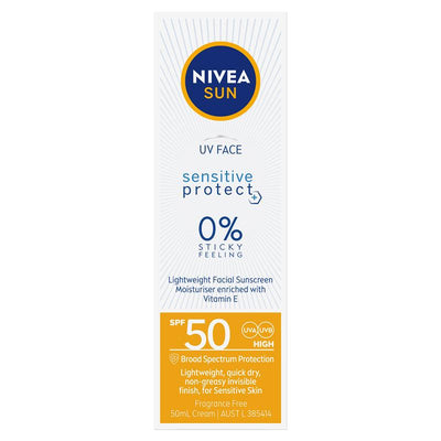 NIVEA Sun SPF 50 UV Face Sensitive - 50ml