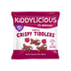 Kiddylicious Crispy Tiddlers Raspberry 12g - Fun Snack for Toddlers - Auzzistore