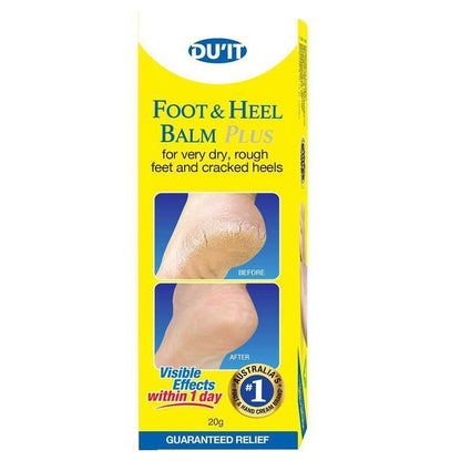 DU'IT Foot & Heel Balm Plus 20g with 25% Urea for Cracked Heels