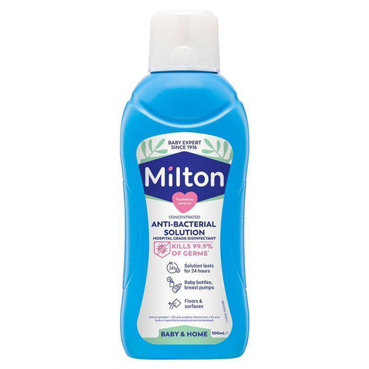Milton Antibacterial Solution 500ml - Effective Cold Water Sterilisation - Auzzi Store