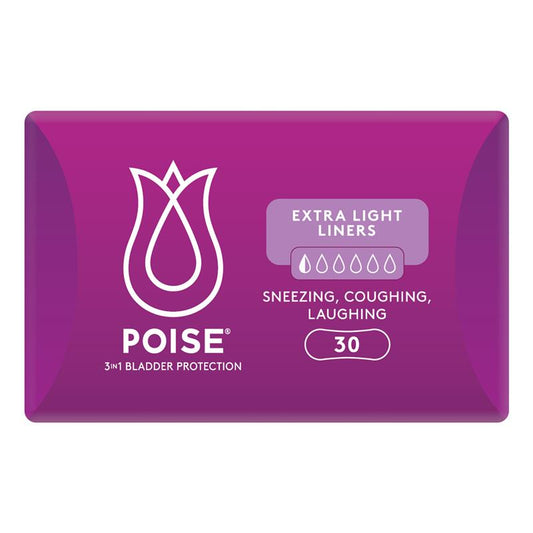 Poise Extra Light 3-in-1 Bladder Leak Liners - 30 Pads – view 2
