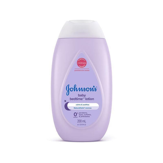 Johnson's Baby Bedtime Lotion 200mL - Clinically Proven Sleep Aid-Auzzi Store