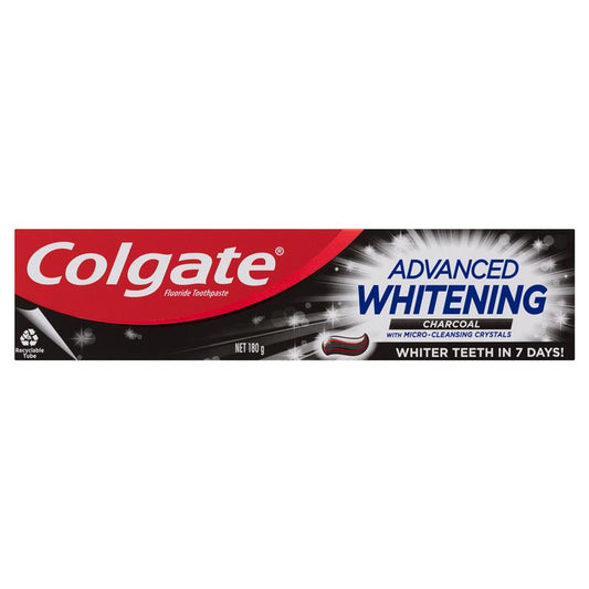 Colgate Advanced Whitening Charcoal Toothpaste 180g - Whiter Teeth in 7 Days – view 2