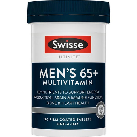 Swisse Ultivite Multivitamin for Men 65+ - 90 Tablets-Auzzi Store