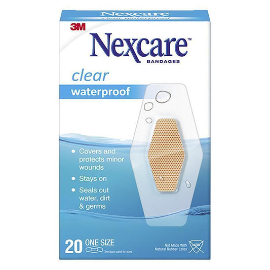 Nexcare Medium Waterproof Strips 20 Pack - Reliable Wound Protection - Auzzi Store