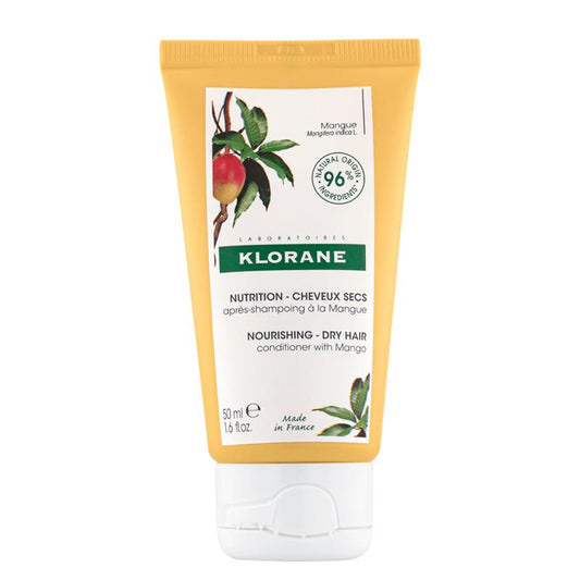 Klorane Conditioner With Mango 50ml - Nourish and Detangle Dry Hair - Auzzistore