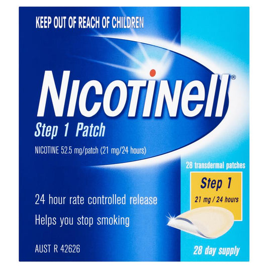Nicotinell Patch 21mg - 28 Patches for Smoking Cessation-Auzzi Store