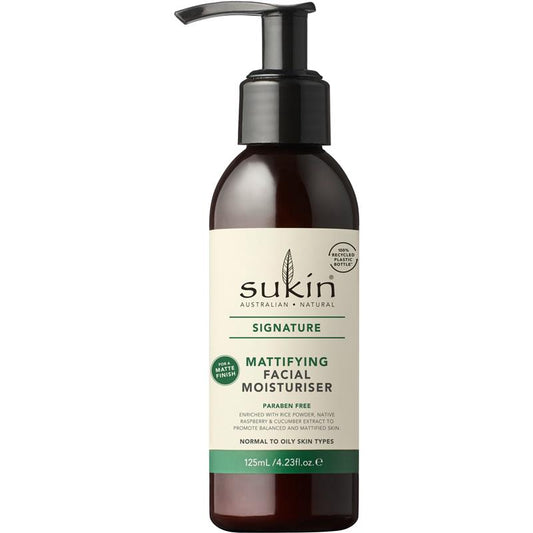 Sukin Signature Mattifying Facial Moisturiser - 125ml