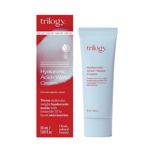 Trilogy Hyaluronic Acid+ Water Cream 50ml - Lightweight Hydration for Radiant Skin