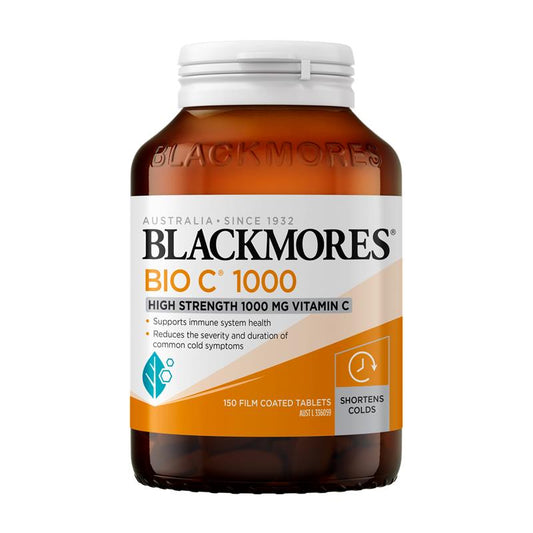 Blackmores Bio C 1000 Vitamin C with Bioflavonoids, 150 Tablets - Auzzistore