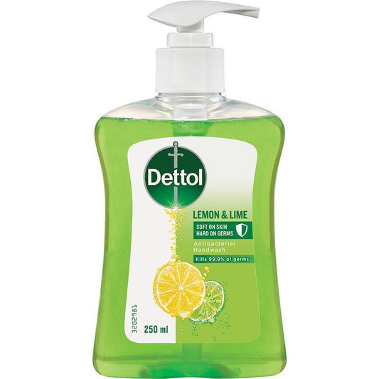 Dettol Antibacterial Hand Wash - Lemon & Lime (250ml)-Auzzi Store