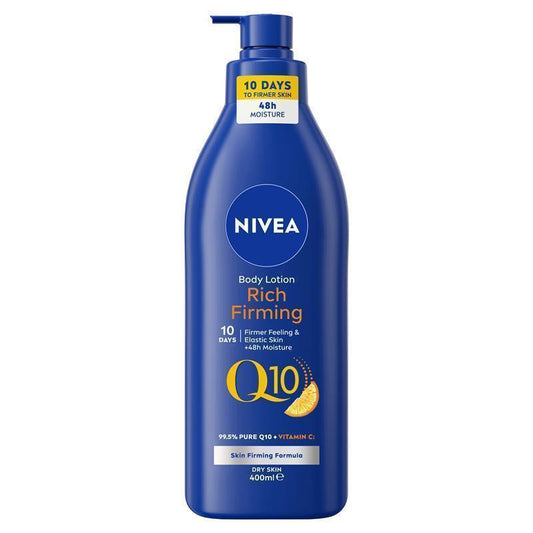 NIVEA Q10 Plus Vitamin C Body Firming Lotion 400ml - Enhanced Elasticity-Auzzi Store
