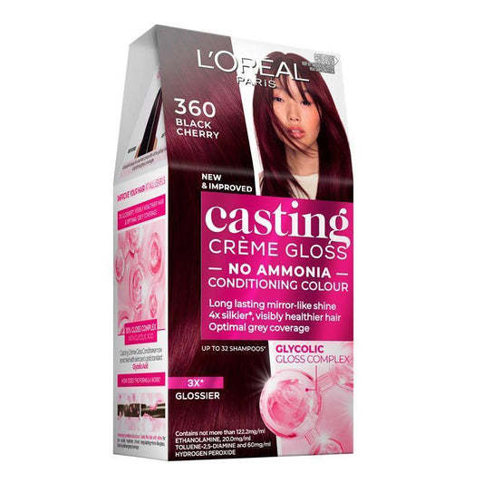L'Oreal Paris Casting Creme Gloss - 360 Black Cherry (Ammonia Free)-Auzzi Store