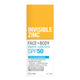 Invisible Zinc SPF 50 Face and Body - 75g Mineral Sunscreen – view 2 - Auzzistore