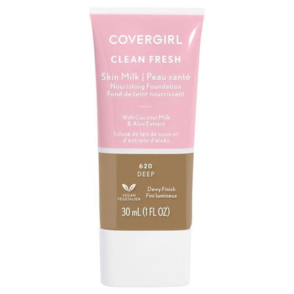 Covergirl Clean Fresh Skin Milk Vegan Foundation Deep 620 Online Only